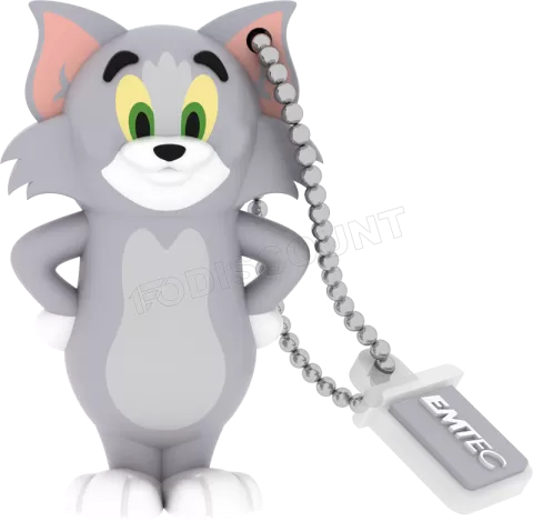 Photo de Clé USB 2.0 Emtec HB102 Hanna Barbera Tom - 16Go (Gris)