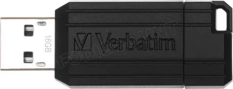 Photo de Clé USB 2.0 Verbatim PinStripe - 128Go (Noir)