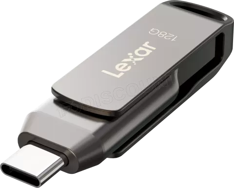 Photo de Clé USB 3.1 Lexar JumpDrive D400 - 128Go (Gris)