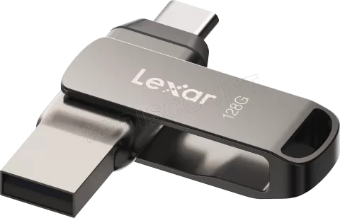 Photo de Clé USB 3.1 Lexar JumpDrive D400 - 128Go (Gris)