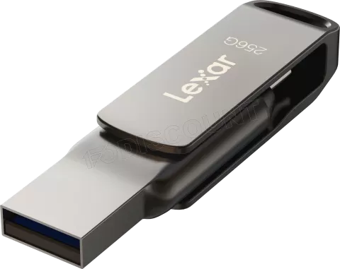 Photo de Clé USB 3.1 Lexar JumpDrive D400 - 256Go (Gris)