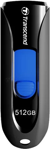 Photo de Clé USB 3.1 Transcend JetFlash 790 - 512Go (Noir/Bleu)