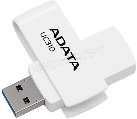 Photo de Clé USB 3.2 Adata UC310 - 128Go (Blanc)