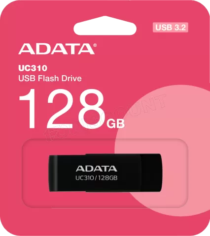 Photo de Clé USB 3.2 Adata UC310 - 128Go (Noir)