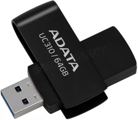 Photo de Clé USB 3.2 Adata UC310 - 64Go (Noir)