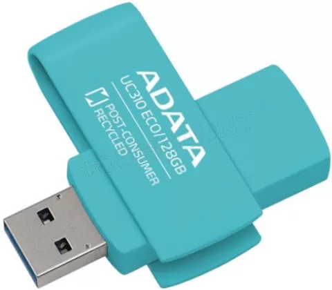 Photo de Clé USB 3.2 Adata UC310 Eco - 128Go (Bleu)