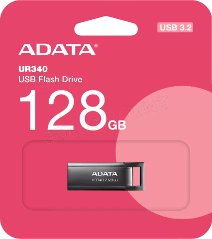 Photo de Clé USB 3.2 Adata UR340 - 128Go (Noir)