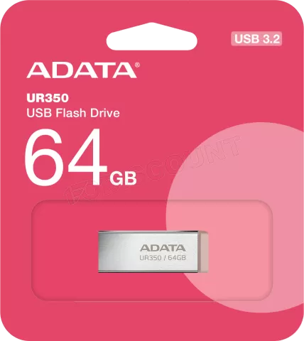 Photo de Clé USB 3.2 Adata UR350 - 64Go (Marron)