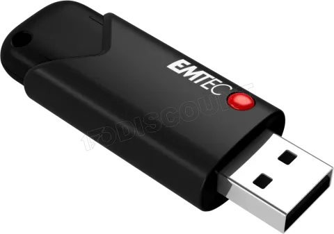 Photo de Clé USB 3.2 Emtec B120 Click Secure - 128Go (Noir)