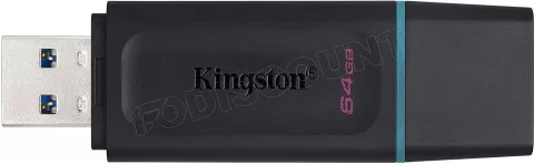 Photo de Clé USB 3.2 Kingston DataTraveler Exodia - 64Go (Bleu/Noir)