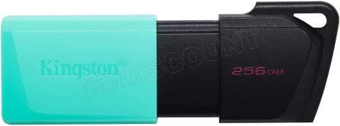 Photo de Clé USB 3.2 Kingston DataTraveler Exodia M - 256Go (Turquoise/Noir)