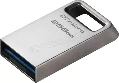 Photo de Clé USB 3.2 Kingston DataTraveler Micro - 256Go (Argent)