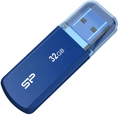 Photo de Clé USB 3.2 Silicon Power Helios 202 - 32Go (Bleu)