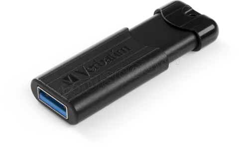 Photo de Clé USB 3.2 Verbatim PinStripe - 128Go (Noir)