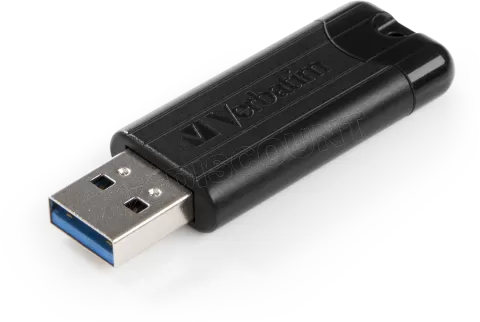 Photo de Clé USB 3.2 Verbatim PinStripe - 256Go (Noir)