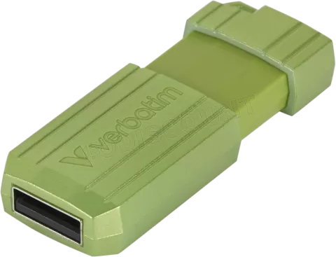 Photo de Clé USB-A Verbatim PinStripe - 32Go (Vert)