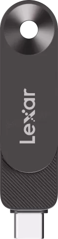 Photo de Clé USB-A/C 3.2 Lexar JumpDrive SSDual Drive D500 - 256Go (Noir)