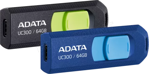 Photo de Clé USB-C 3.2 Adata UC300 - 64Go (Bleu)