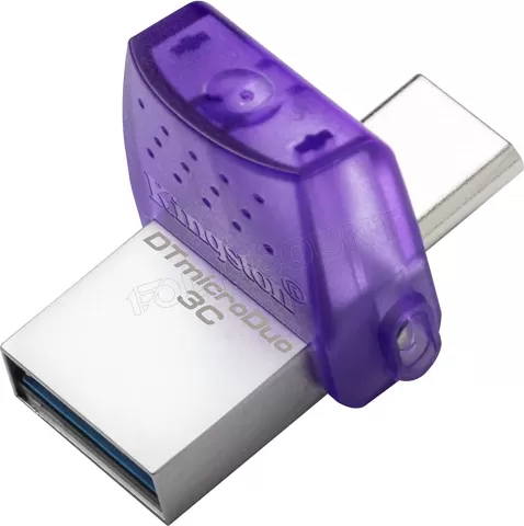 Photo de Clé USB-C 3.2 Kingston DataTraveler MicroDuo 3C - 64Go