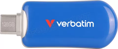 Photo de Clé USB-C 3.2 Verbatim Plectra - 128Go (Bleu)