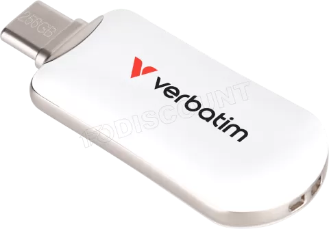 Photo de Clé USB-C 3.2 Verbatim Plectra - 512Go (Blanc)