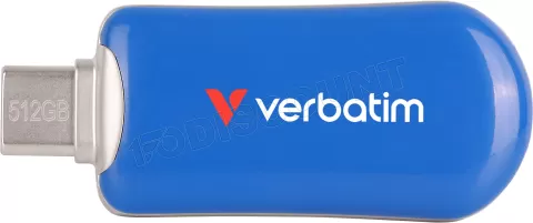 Photo de Clé USB-C 3.2 Verbatim Plectra - 512Go (Bleu)