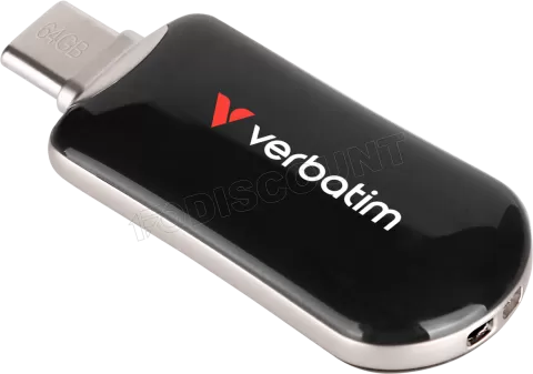 Photo de Clé USB-C 3.2 Verbatim Plectra - 512Go (Noir)