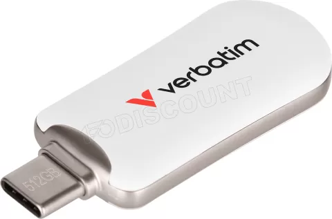 Photo de Clé USB-C 3.2 Verbatim Plectra - 64Go (Blanc)