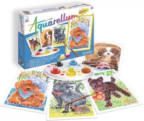 Photo de Coffret Sentosphère - Aquarellum Junior : Chiots