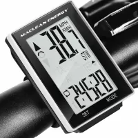 Photo de Compteur de vélo sans fil Maclean MCE310 (Noir)