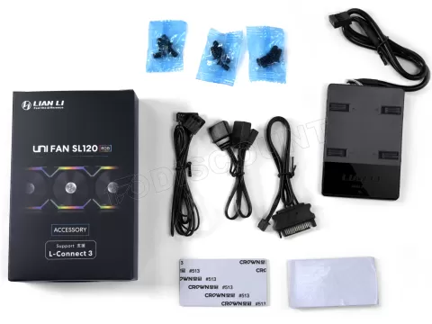 Photo de Contrôleur RGB Lian Li Uni Fan L-Connect 3 (Noir)