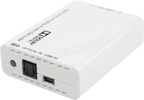 Photo de Convertisseur Lindy RCA vers Toslink (Blanc)