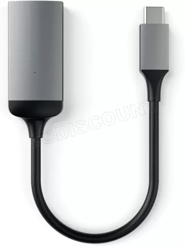 Photo de Convertisseur Satechi USB C mâle vers VGA mâle (D-sub DE-15) (Gris)