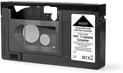 Photo de Convertisseur VHS-C à VHS Nedis VCON110BK (Noir)