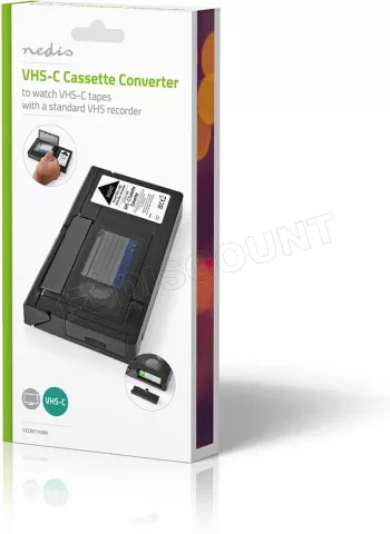 Photo de Convertisseur VHS-C à VHS Nedis VCON110BK (Noir)