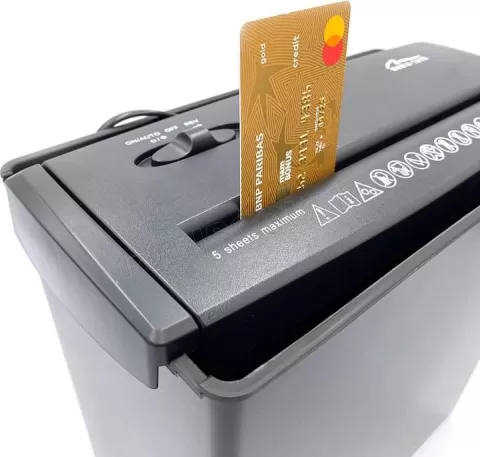 Photo de Destructeurs de documents Media-Tech MT215 v3.0 avec panier (Noir)
