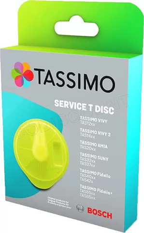 Photo de Disque d'entretien Tassimo T-Disc pour machines à café (Jaune)