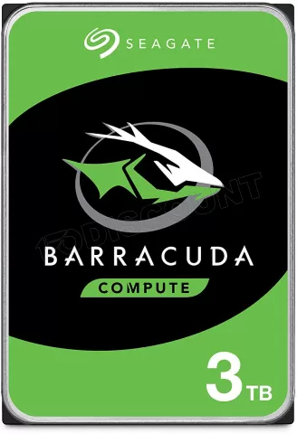 Photo de Disque Dur 3,5" Seagate BarraCuda 3To  - S-ATA