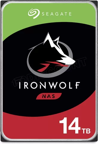 Photo de Disque Dur 3,5" Seagate IronWolf 14To  S-ATA