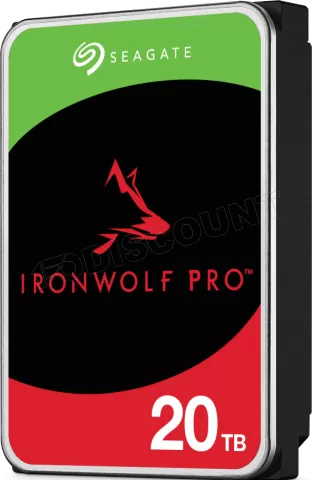 Photo de Disque Dur 3,5" Seagate IronWolf Pro 20To  - S-ATA