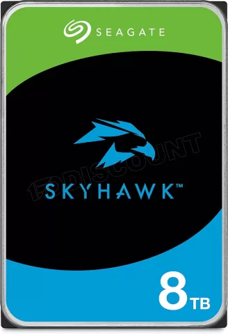 Photo de Disque Dur 3,5" Seagate SkyHawk 8To 256Mo - S-ATA