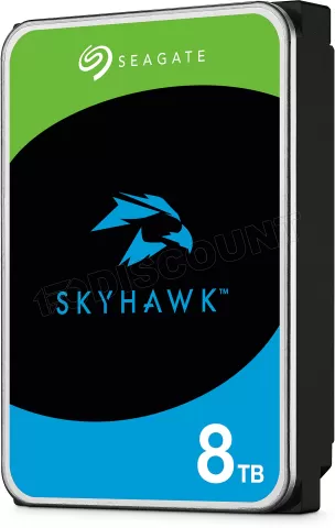 Photo de Disque Dur 3,5" Seagate SkyHawk 8To 256Mo - S-ATA