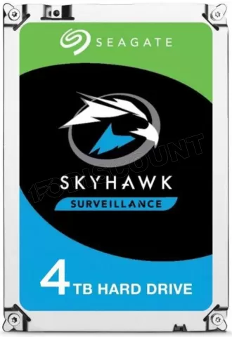 Photo de Disque Dur 3,5" Seagate Skyhawk SMR 4To  - S-ATA