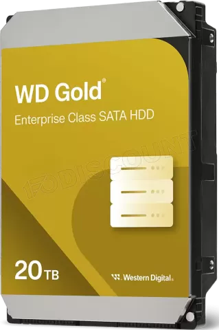 Photo de Disque Dur 3,5" Western Digital Gold Enterprise 20To - S-ATA