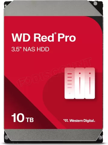 Photo de Disque Dur 3,5" Western Digital Red Pro 10To 512Mo - S-ATA