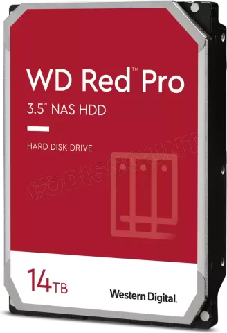 Photo de Disque Dur 3,5" Western Digital Red Pro 14To  - S-ATA