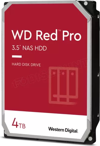 Photo de Disque Dur 3,5" Western Digital Red Pro 4To  - S-ATA