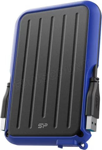 Photo de Disque dur externe Silicon Power Armor A66 - 1To (Noir/Bleu)