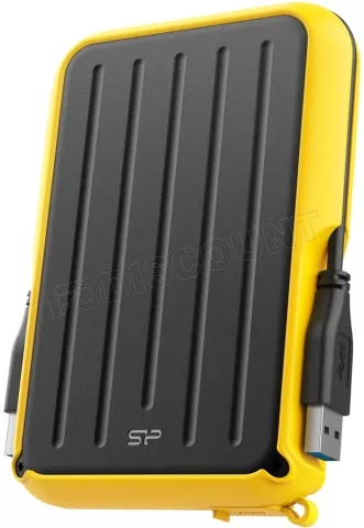 Photo de Disque dur externe Silicon Power Armor A66 - 1To (Noir/Jaune)