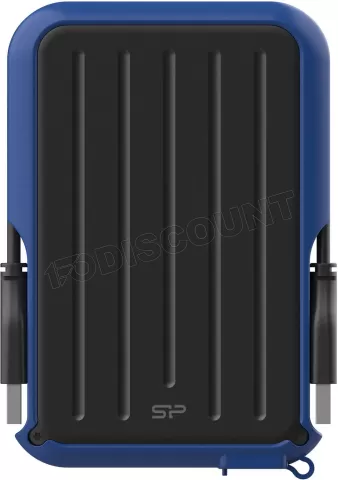 Photo de Disque dur externe Silicon Power Armor A66 - 2To (Noir/Bleu)